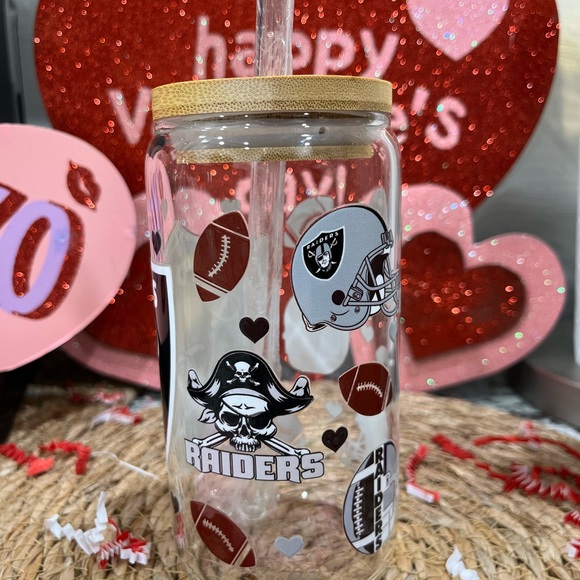 Raiders Glass cup - Picture 3 of 3